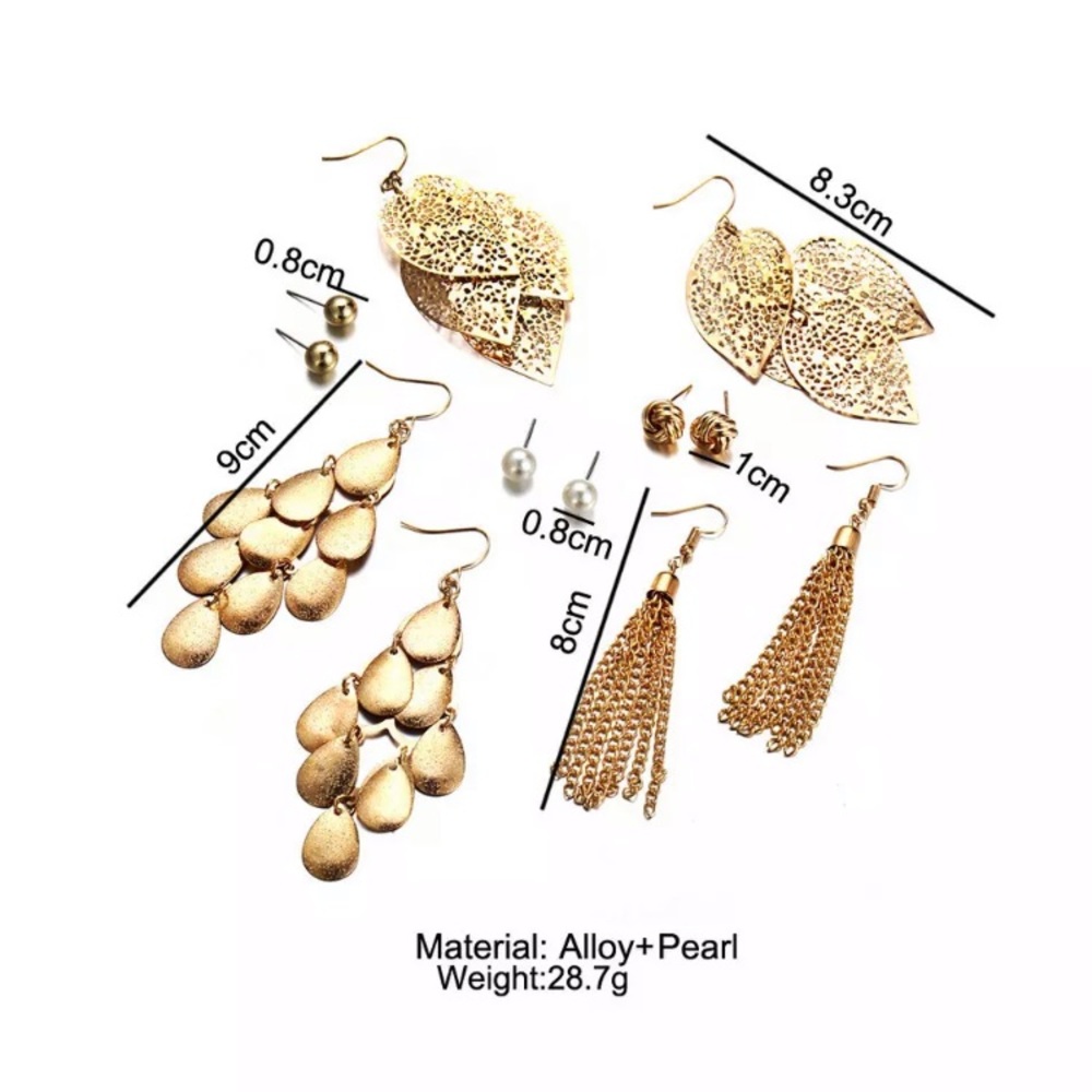 Amazing Set of Six Earrings - Picture 4 of 9